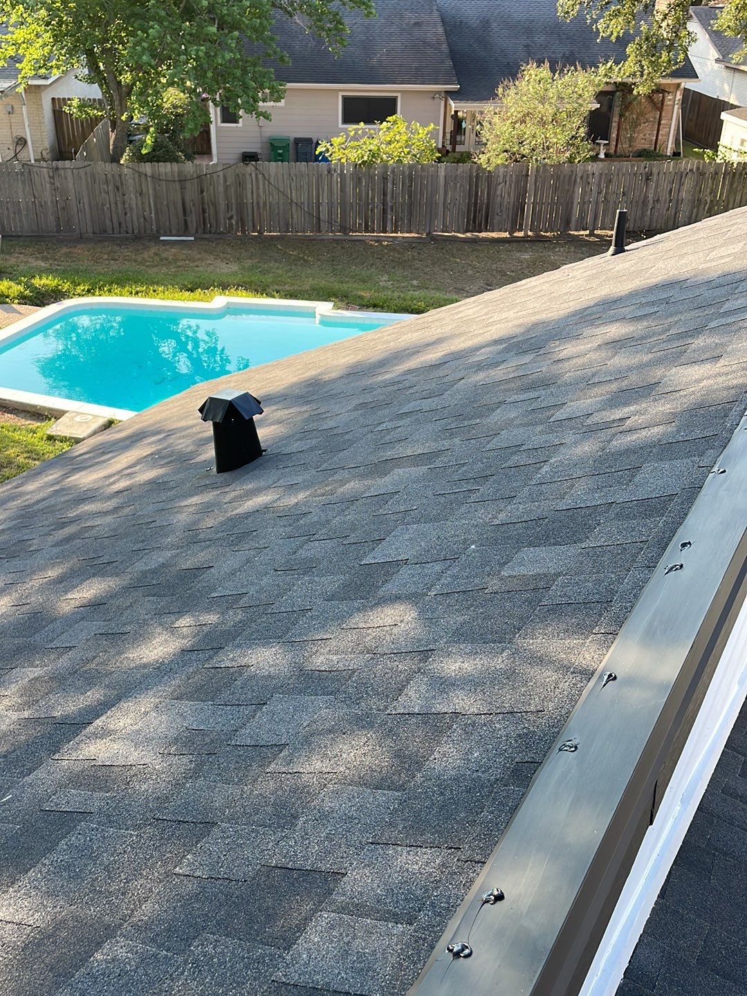 Customer approved through HOAIC to replace roof, paint trim, and repair window damage. by Roof Repair Services LLC