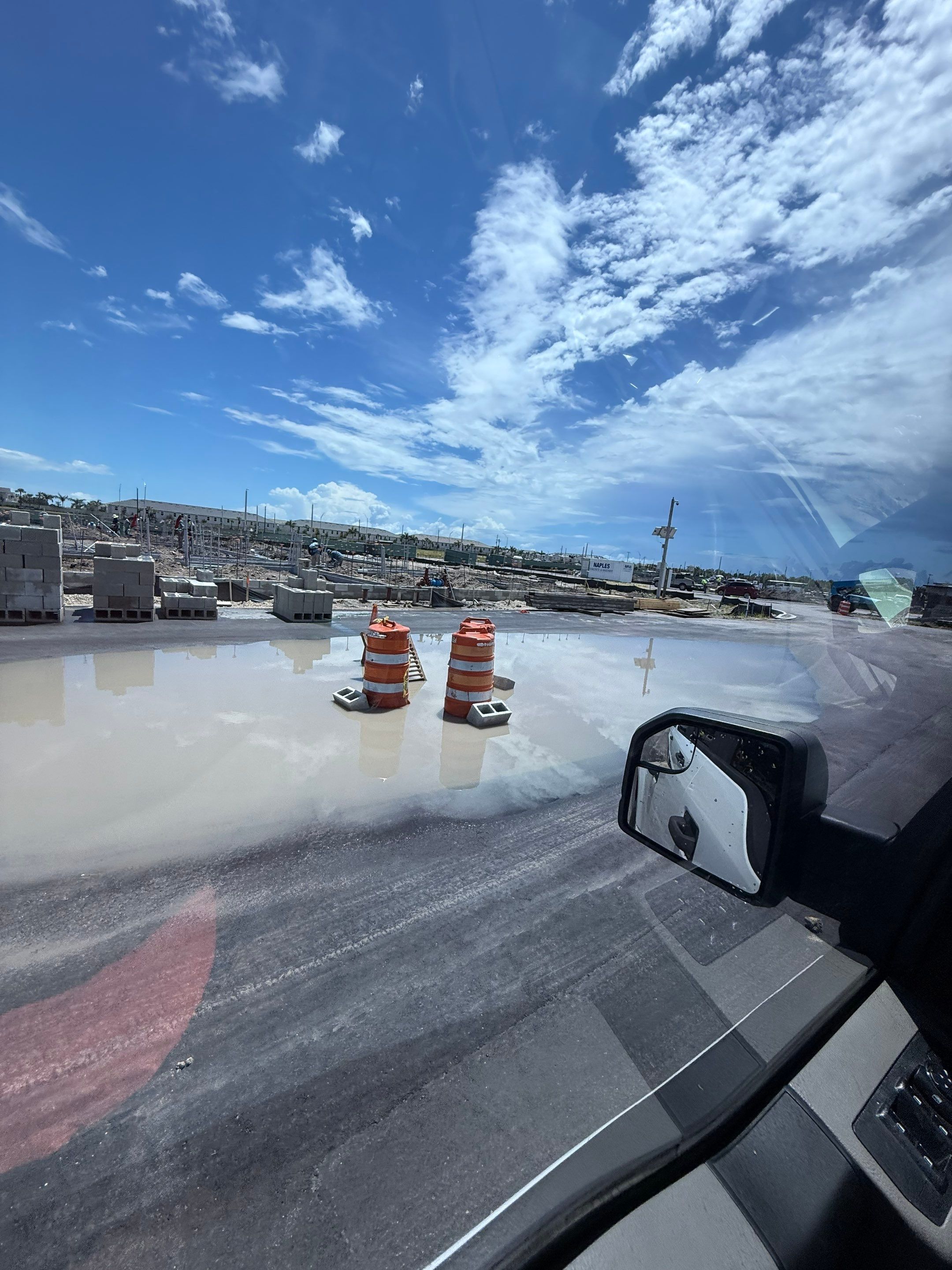 Cleaning Clogged Construction Site Catch Basins by APS Power & Water