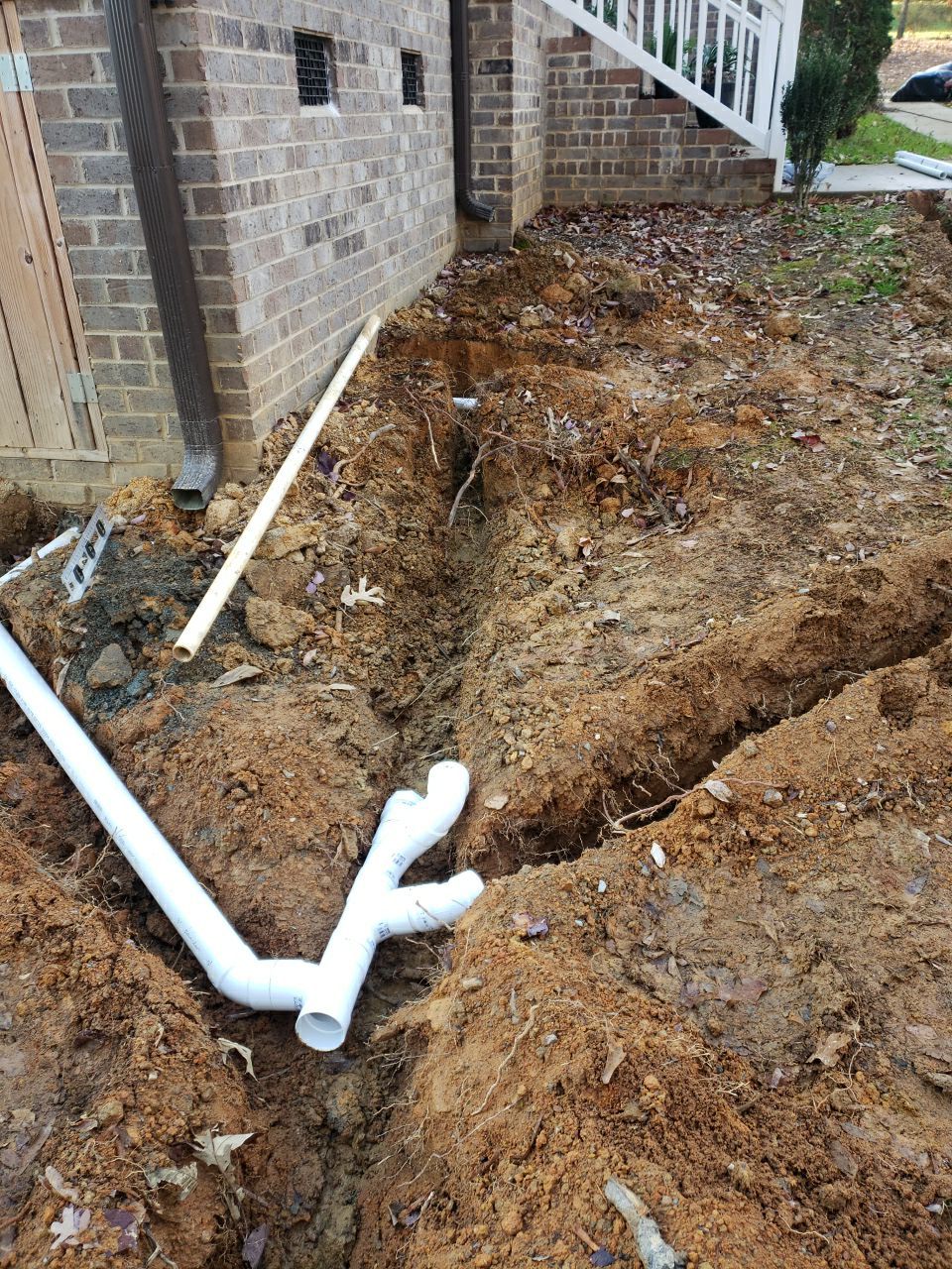 Crawl space encapsulation and exterior drainage by Power Wash Masters LLC