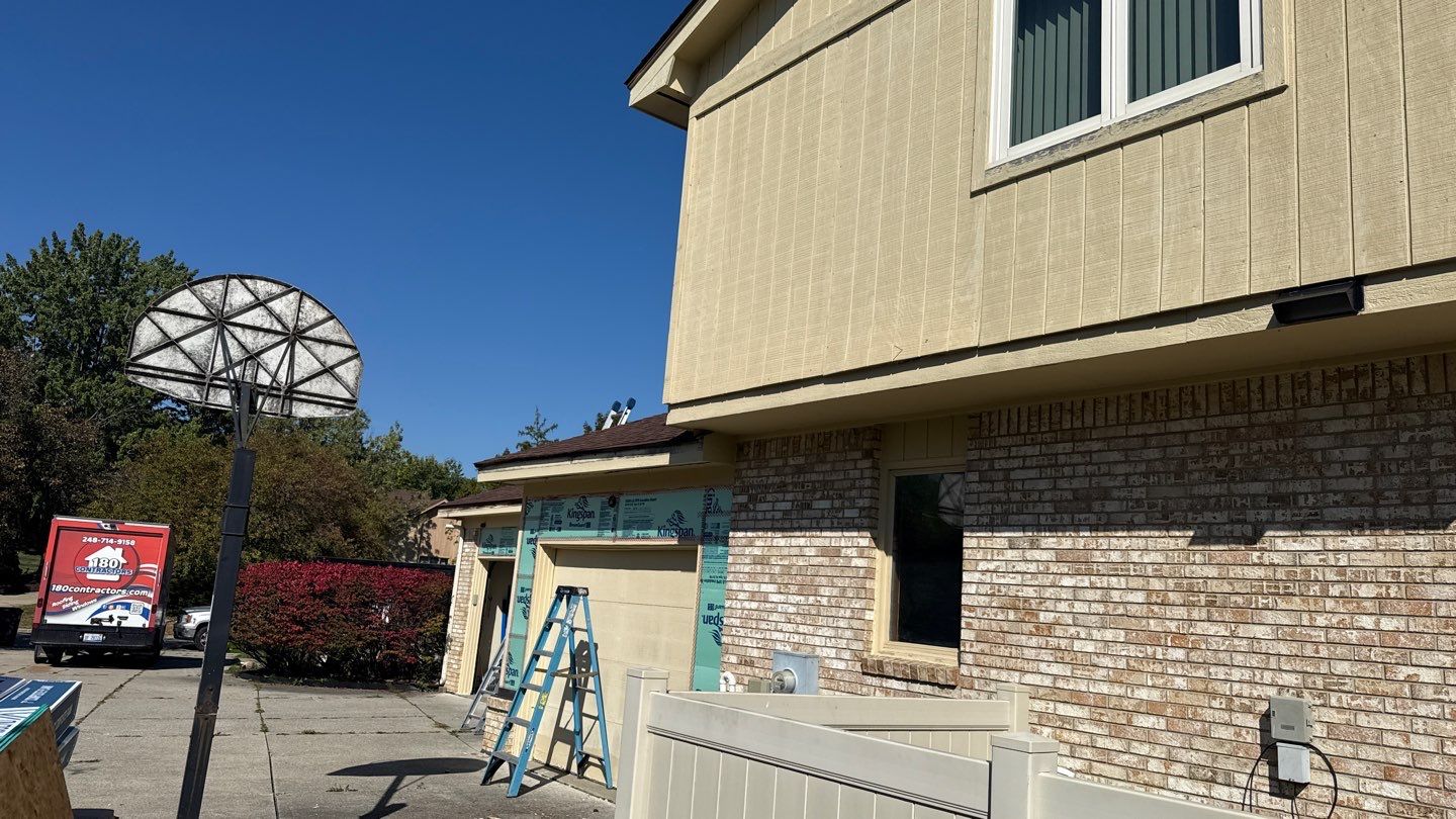 Siding Replacement using Alside S7 Cedar Mill Grain Cast Iron by 180 Contractors