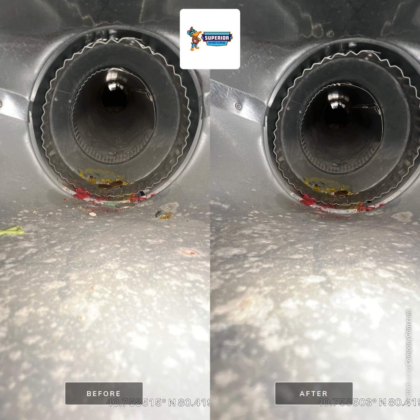 Air Duct Cleaning With a Vacuum Truck in Beaver Falls, PA by Superior Air Duct Cleaning