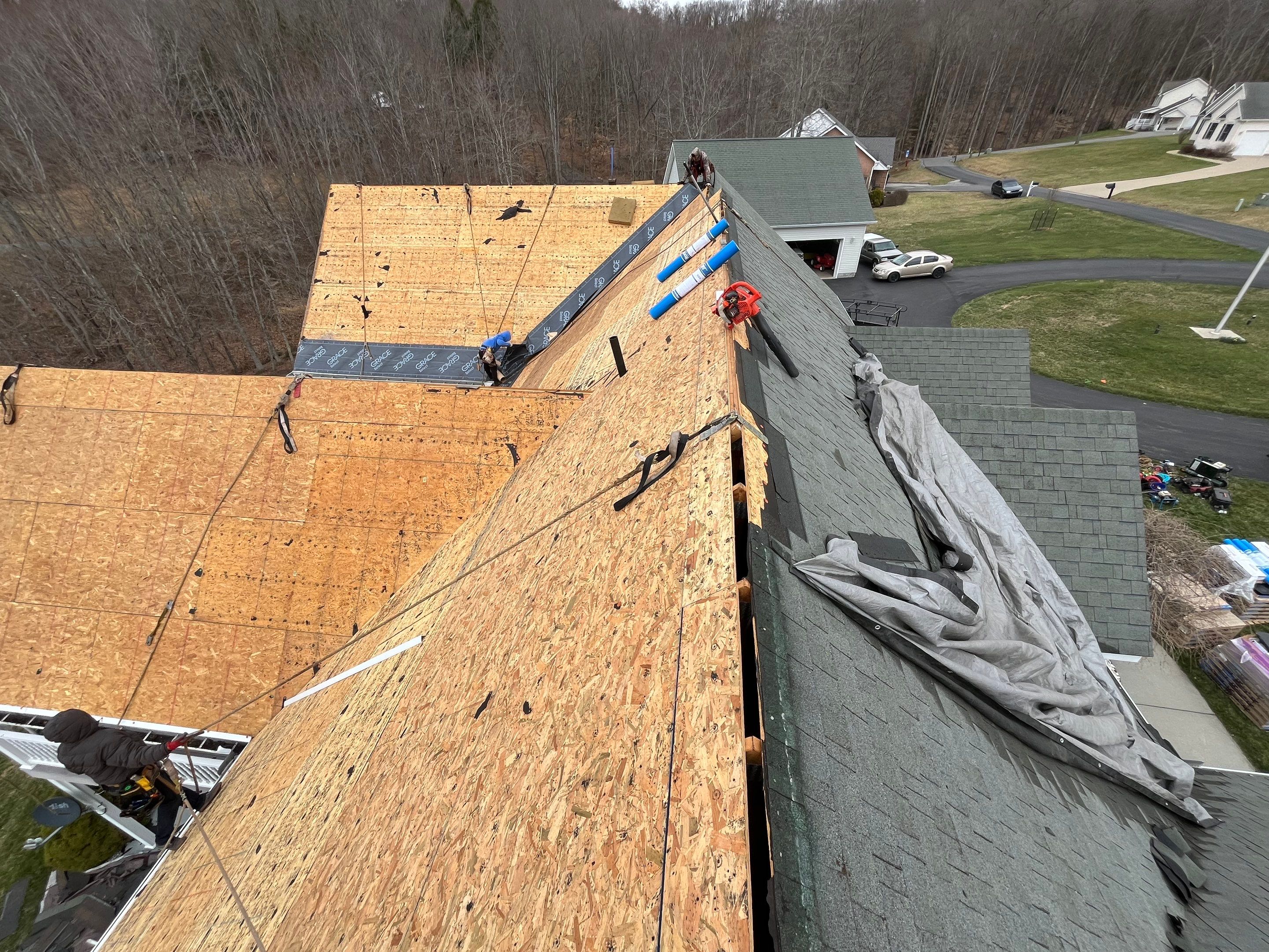 Residential Roofing Installation using Certainteed Landmark Pro Shingles by Fahey Roofing + Contracting