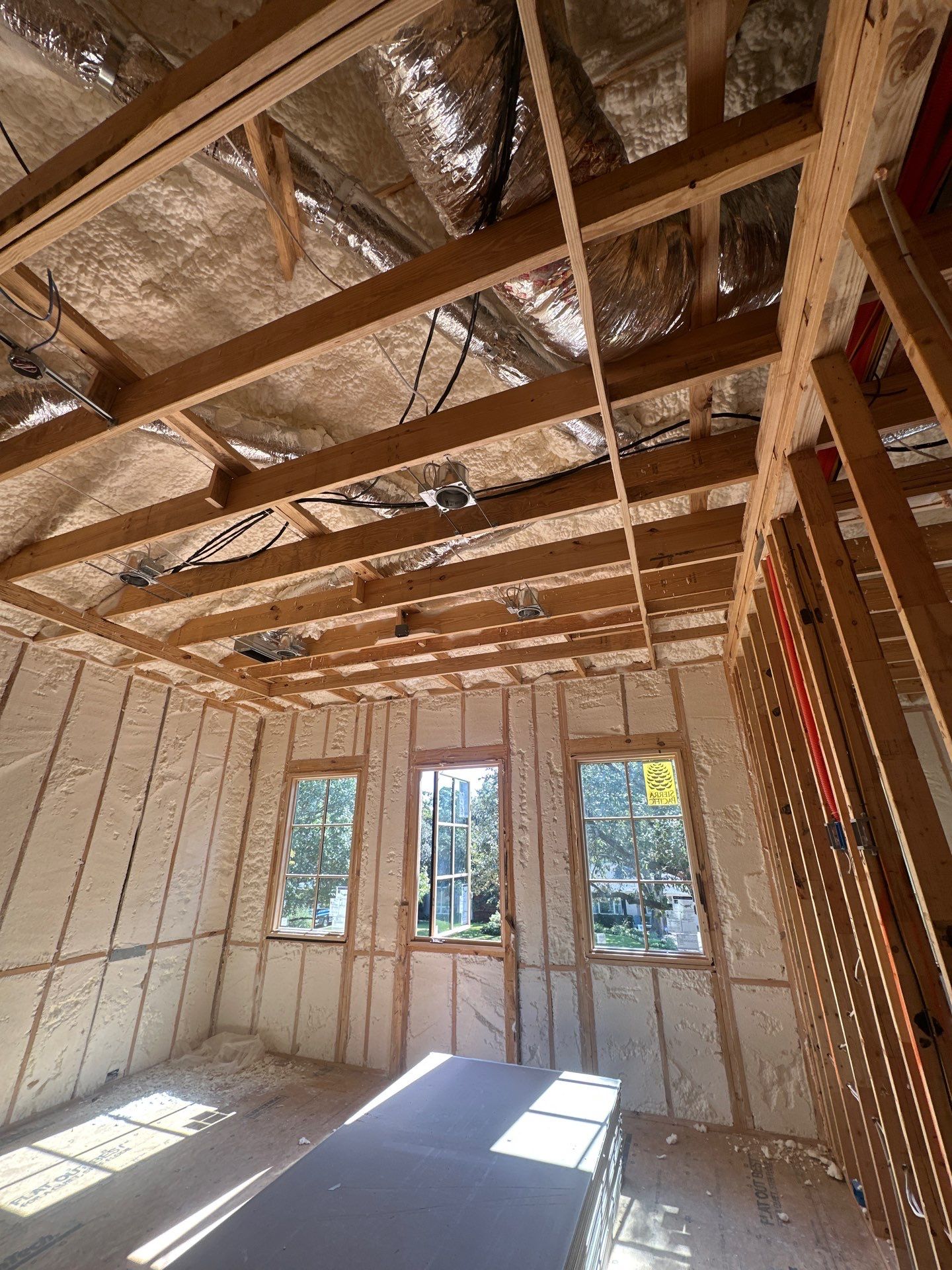 Another beautiful custom home in Dallas fully encapsulated ✔️ by Apex Insulation Solutions