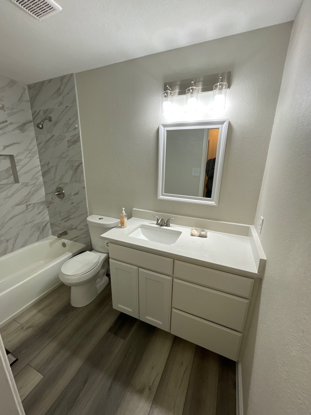 Interior flooring project by Springtree Restoration 