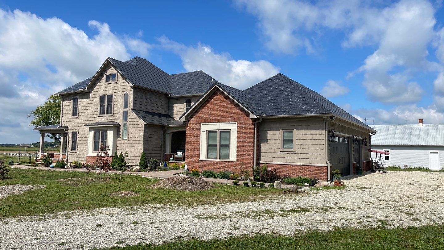 Residential Roofing Installation using Metstar Slate Plus Smooth Black by Nitro Roofing and Construction