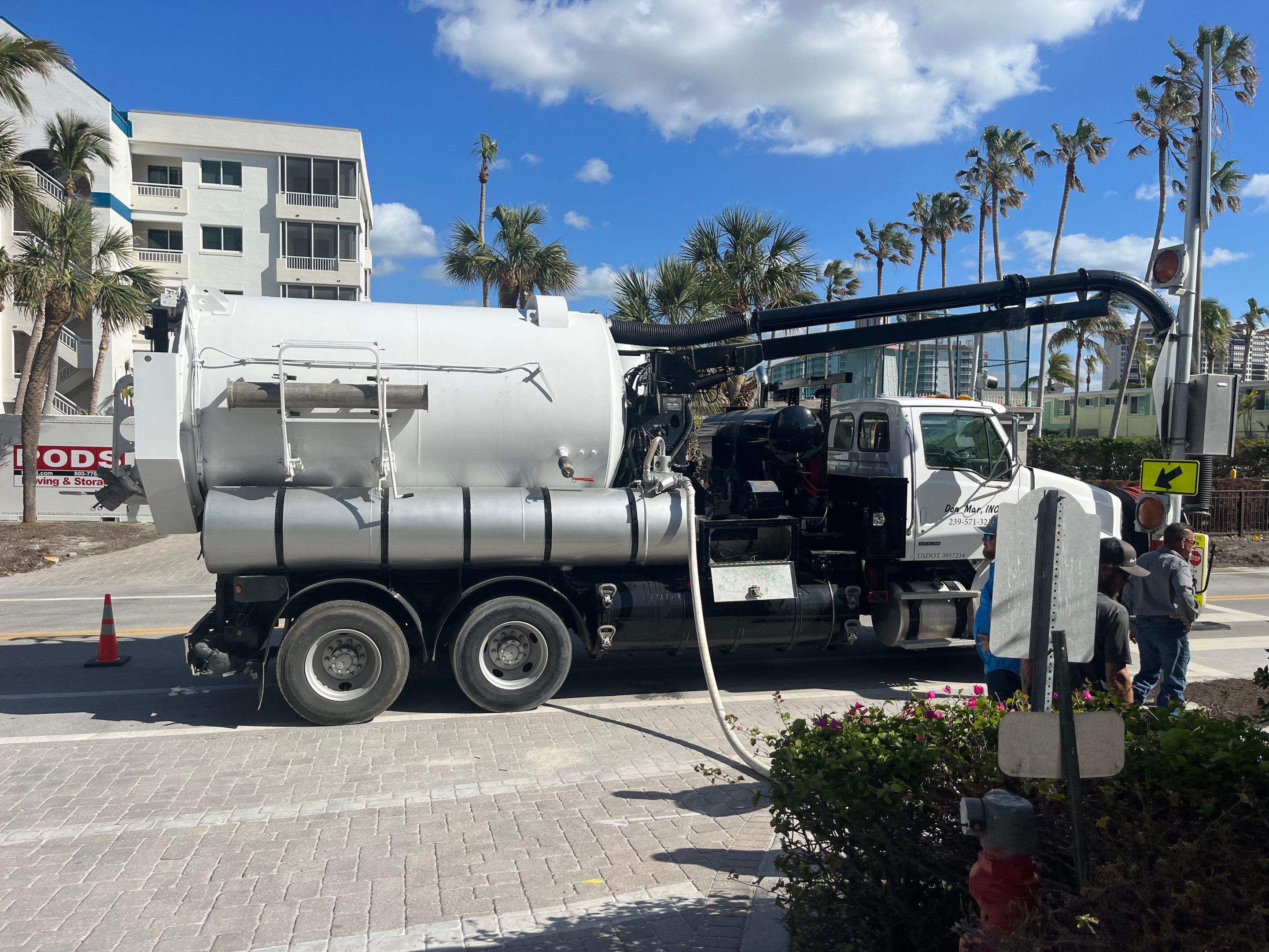 Condo Storm Water System Cleaning and Maintenance After Hurricane Ian by APS Power & Water
