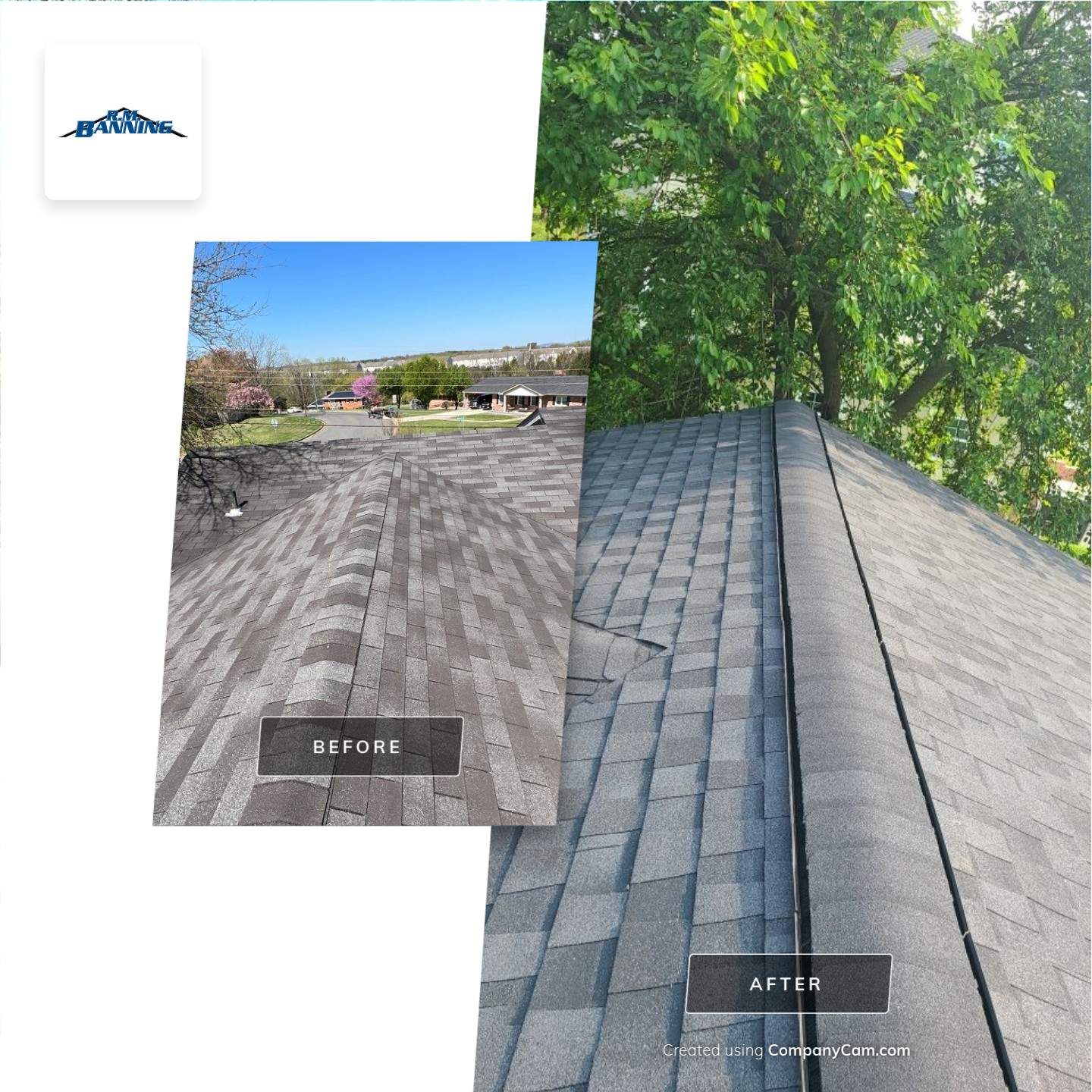 Manassas: CertainTeed Landmark Pro Designer Shingles in Max Def Moire Black by RM Banning, Inc.