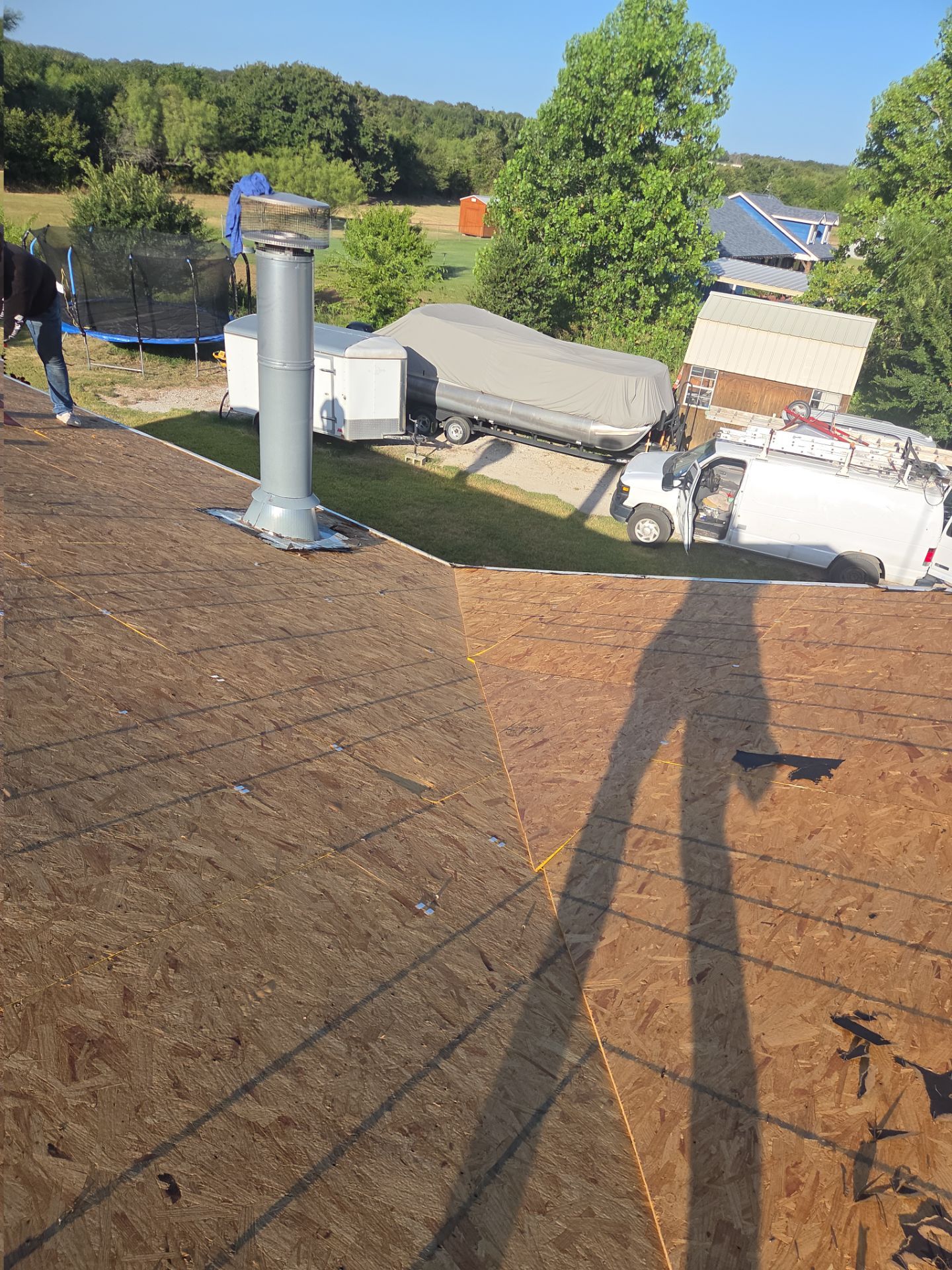 Project in Weatherford by Lonestar Roofing and Restoration LLC.