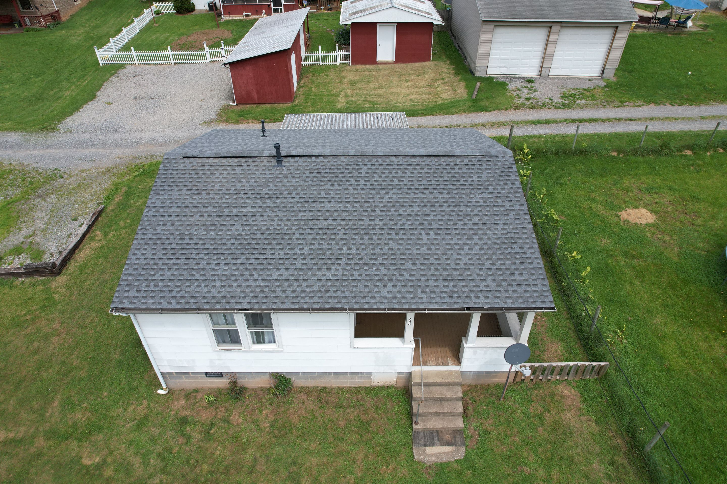 Residential Roofing Installation using GAF Timberline HDZ Pewter Gray by Rainstoppers Roofing