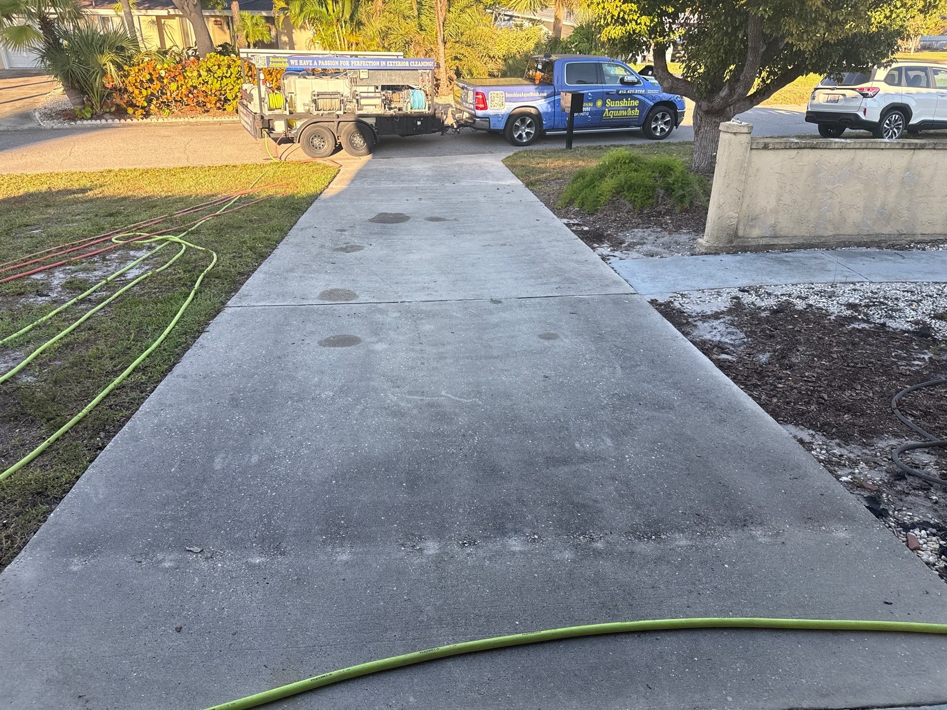Full Exterior Cleaning Before Painting – Sarasota, FL (Near Sarasota Airport) by Sunshine AquaWash