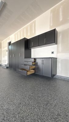 Custom Garage Storage and Cabinet Installation in Leawood