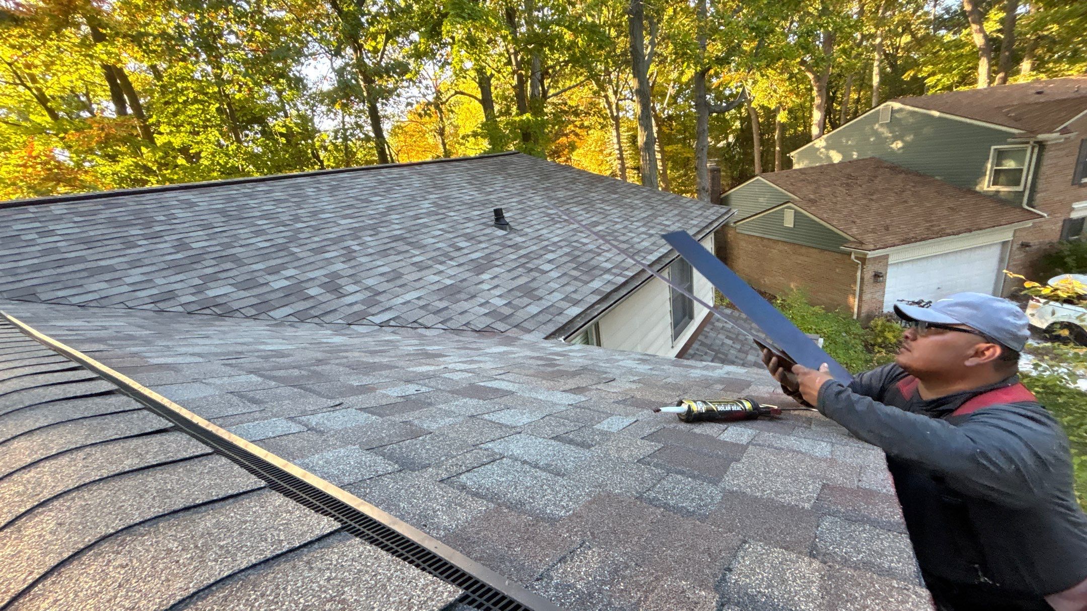Roof Replacement using Owens Corning Driftwood by 180 Contractors