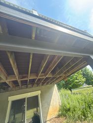 Gutter Cleaning in Lafayette, NJ — Gallo Bros job photo
