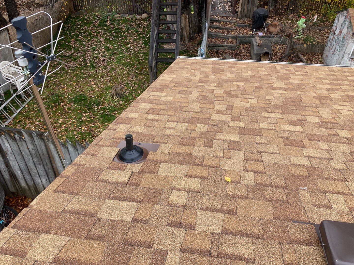 Boise home with new Duration Shingles in Desert Tan color by ID Roofing LLC