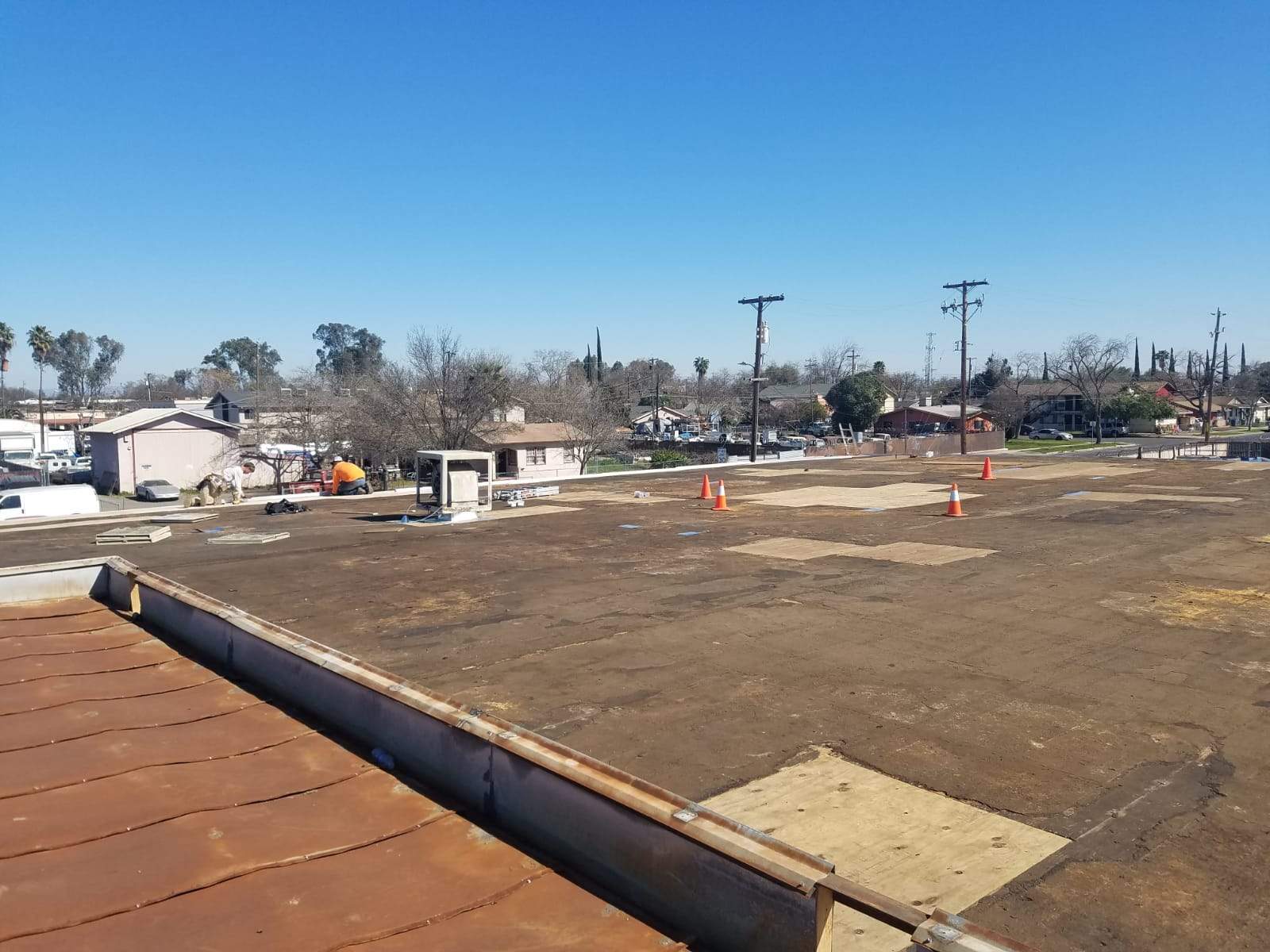 Spray foam and coatings using Conklin Benchmark/PUMA XL coatings and spray foam by Straight Edge Roofing Inc