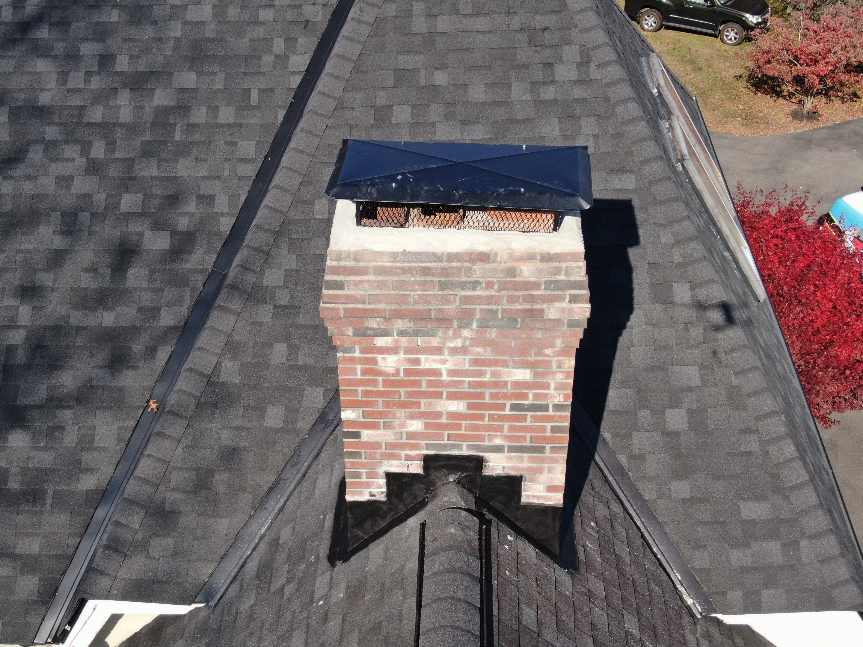 New Roof, Skylights, and Metal Accent Roof Installation in Groton by Mighty Dog Roofing of Greater Middlesex County
