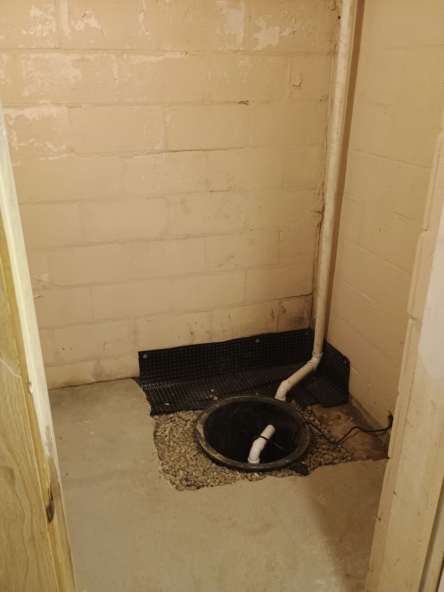 Sump Basin & Discharge Completion in St. Paul, MN by Waterproofing Northeast