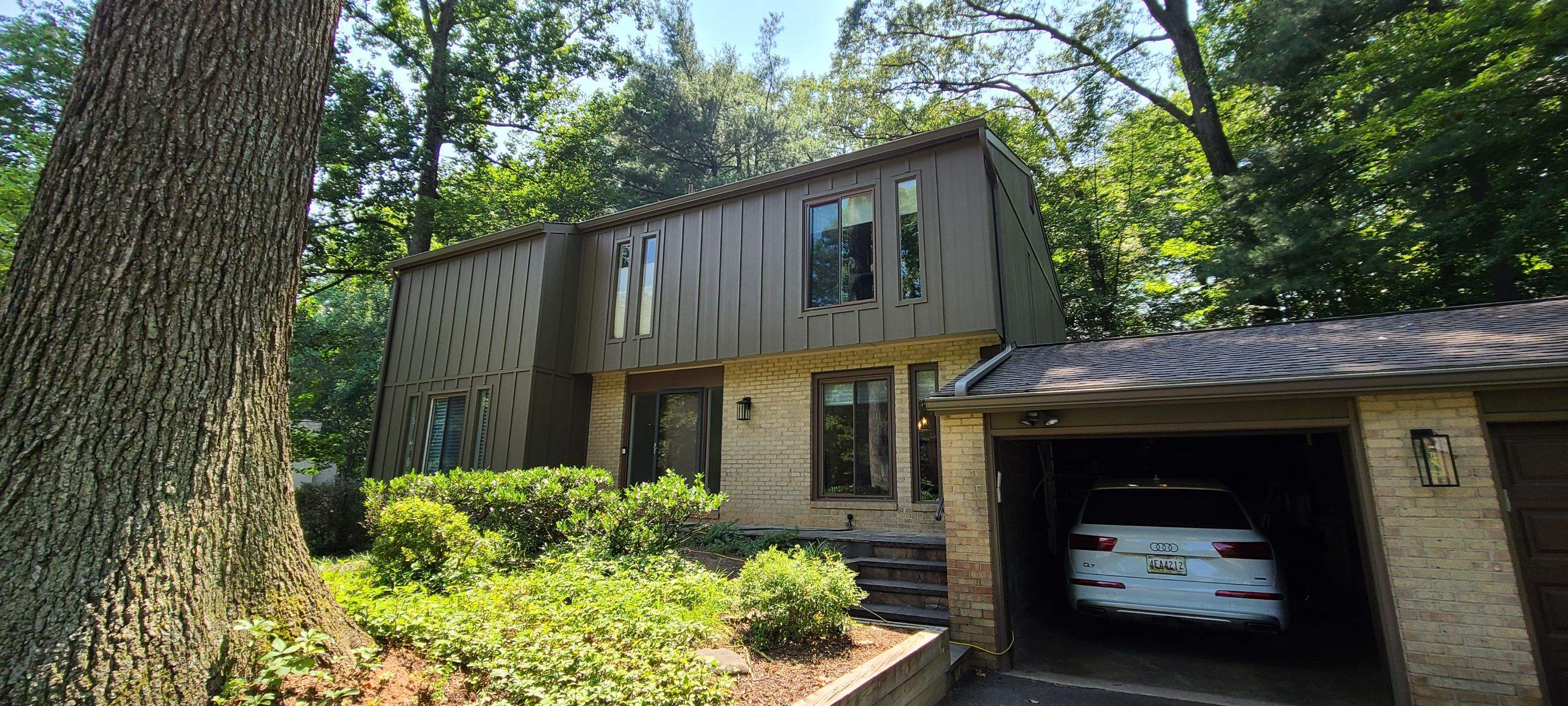 James Hardie Board and Batten Siding and ProVia entry door by Window Depot of Annapolis