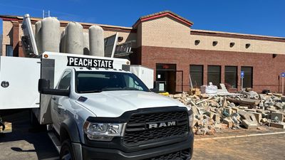 Air Duct Restoration using Diesel Power Vac Truck