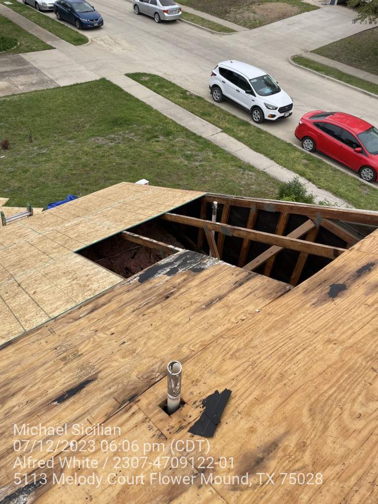 Project in Flower Mound  by Zeus Exteriors