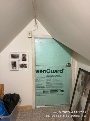 Attic Knee Wall Insulation and Access Door Sealing in Chattanooga