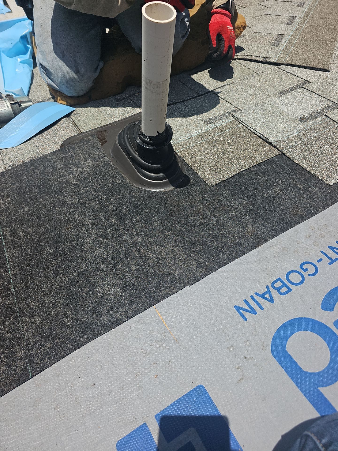Roof Repair - Vent, Siding, and Chimney Flashing and Partial Roof Replacement by Winchester Roofing