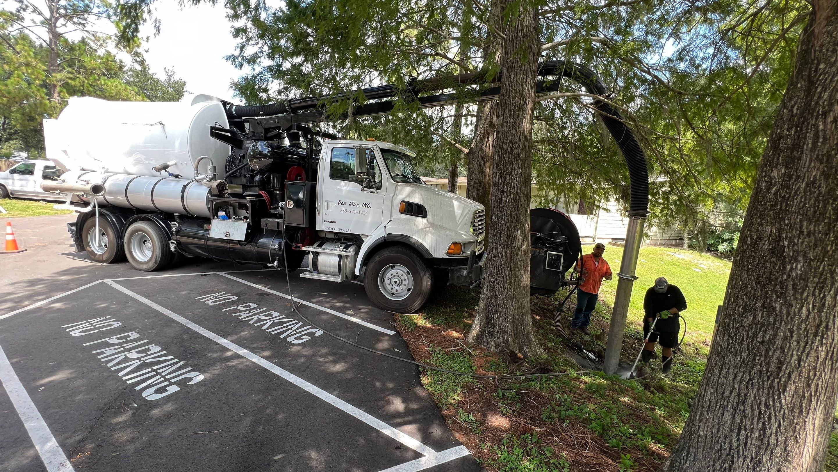 Apartment Complex Storm Water System Cleaning and Maintenance by APS Power & Water