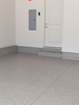 Garage Floor Coating using Creekbed