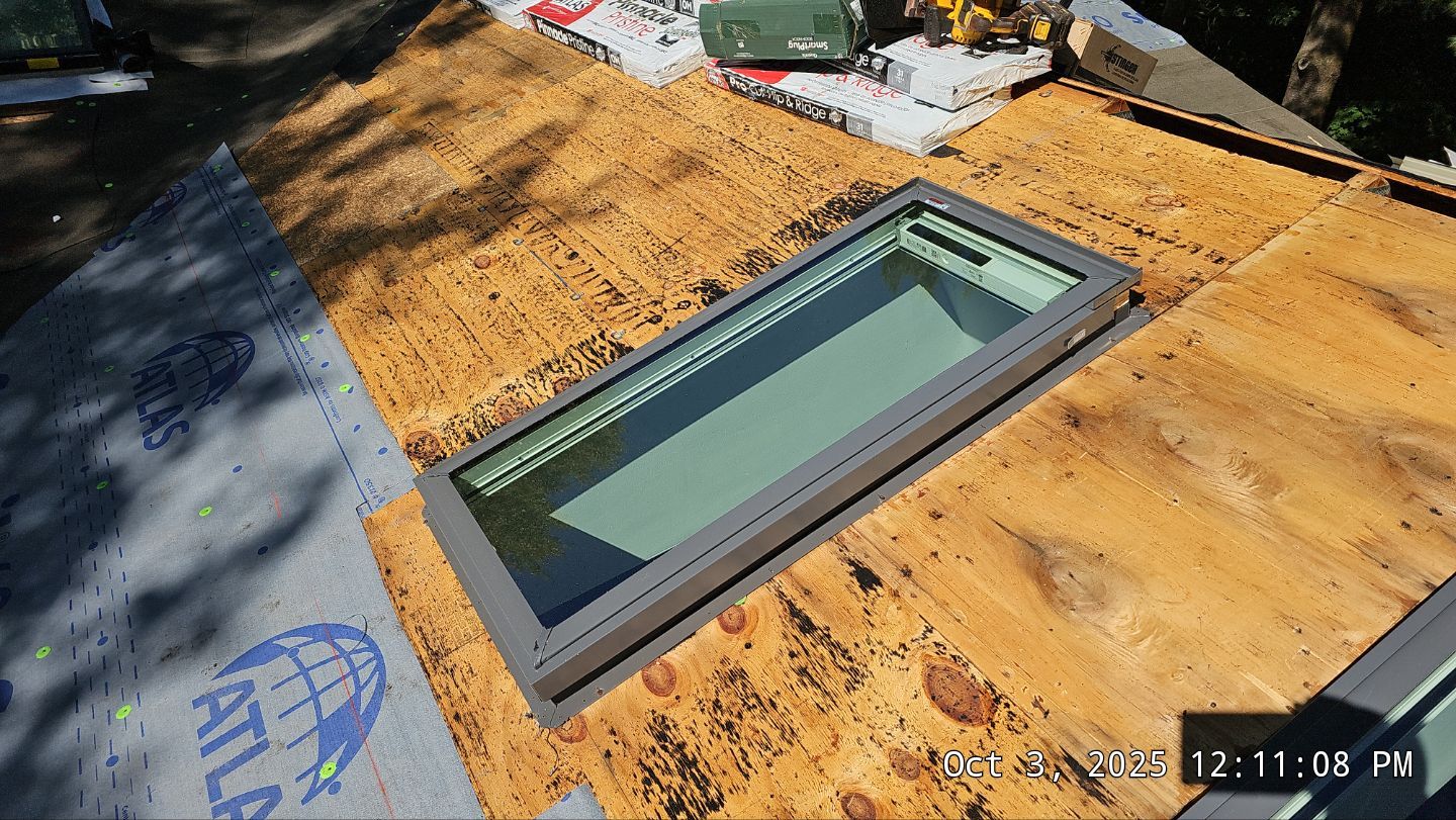 Atlas Pinnacle, Color, Coastal Granite, Drip Edge, Color, Black by Eagle Eye Roofing