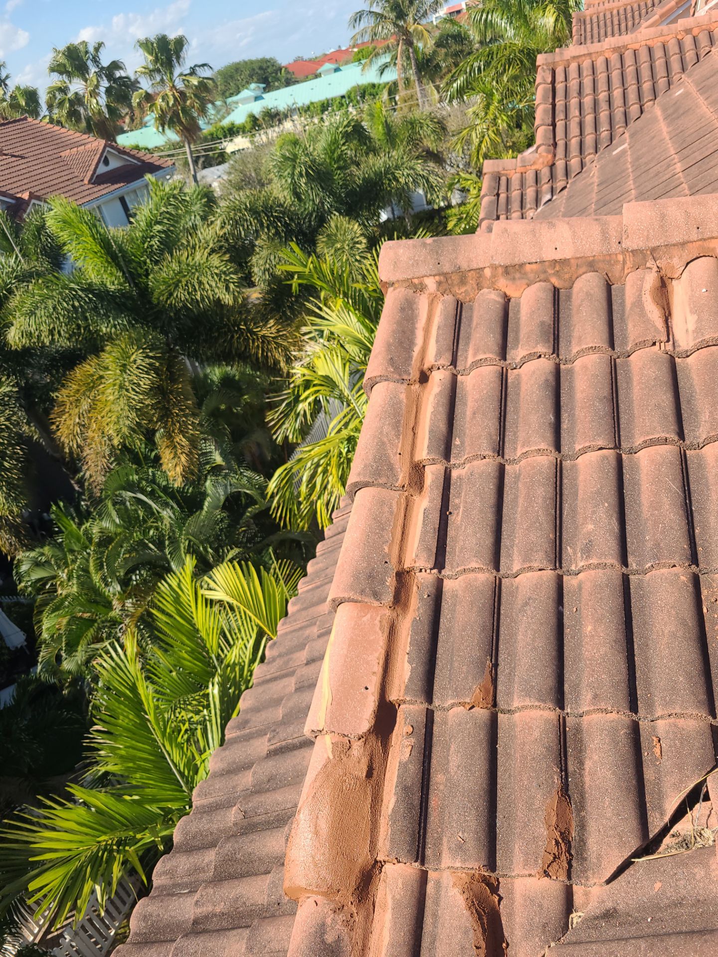 Concrete Tile Roof Repair and Ridge Cap Maintenance in Hypoluxo by Aastro Roofing