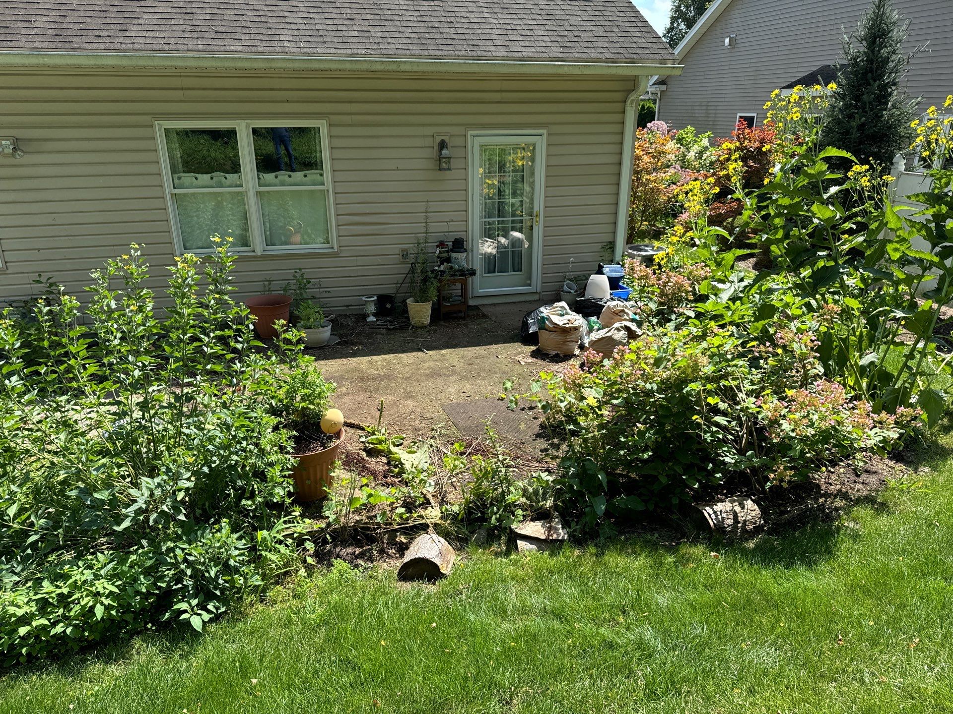 Broom Finished Patio  by NG Masonry & Construction LLC