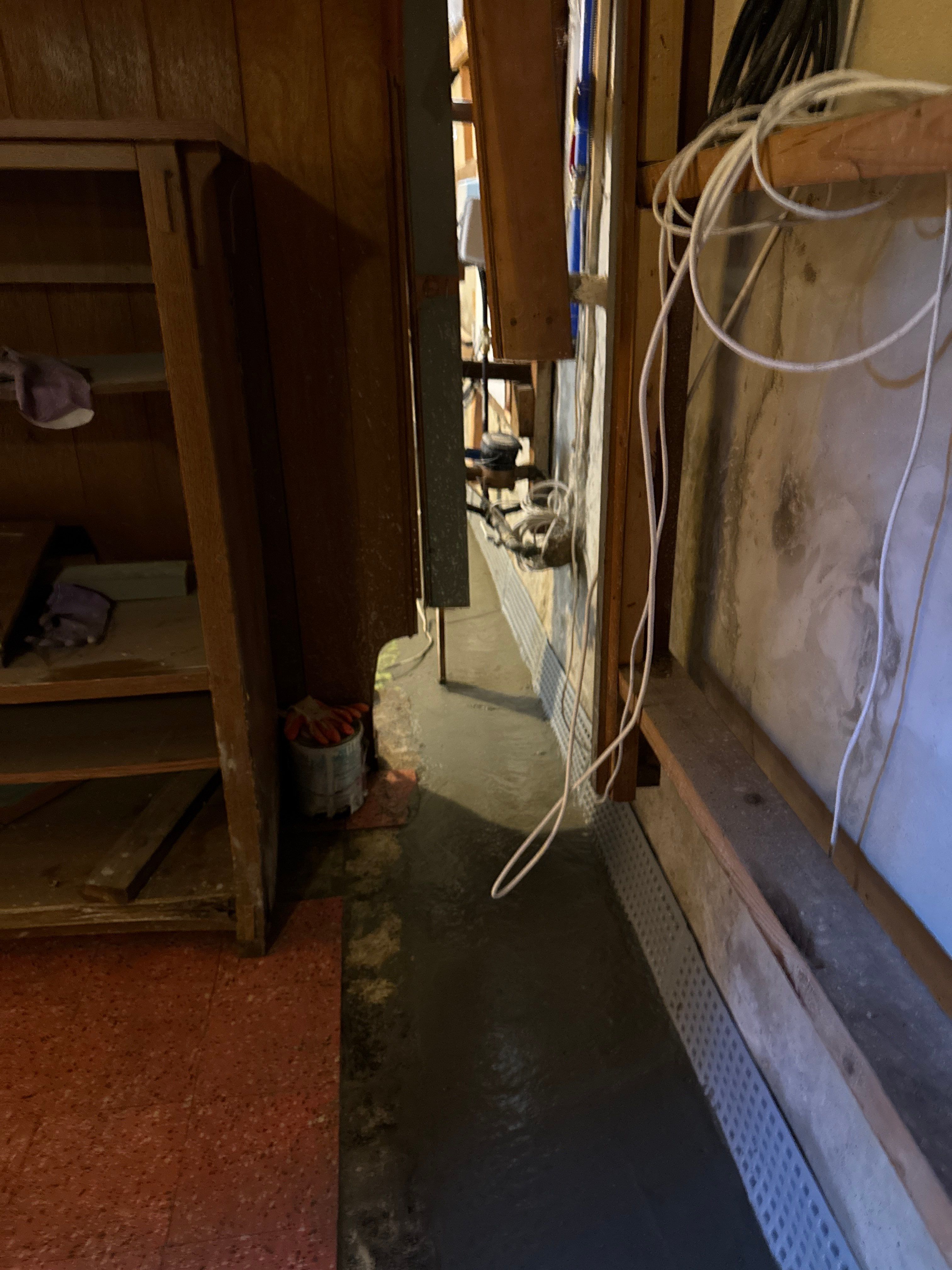 Interior French Drain & Mold Remediation Little Falls NJ by Pure Service Pro, LLC 