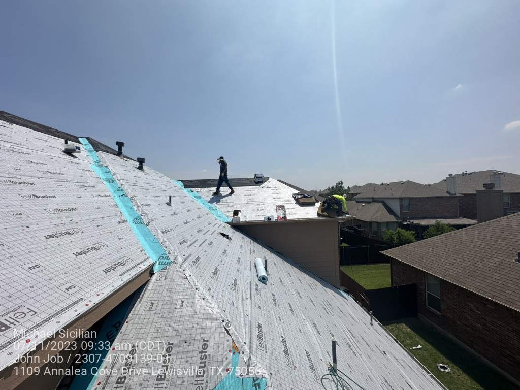 Project in Lewisville by Zeus Exteriors