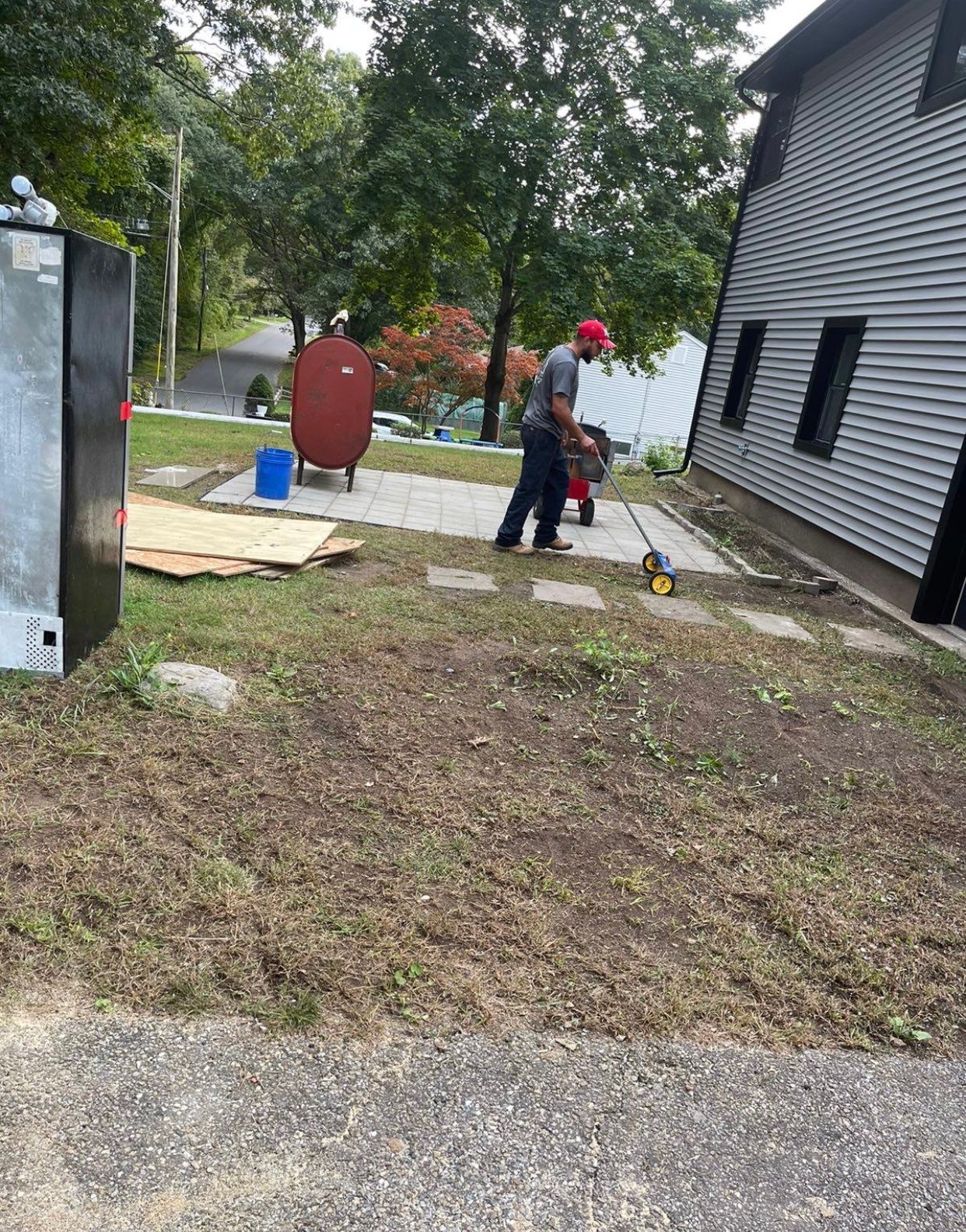 Siding Installation using Certainteed monogram charcoal gray Owens Corning Onyx Black by A Plus Exterior