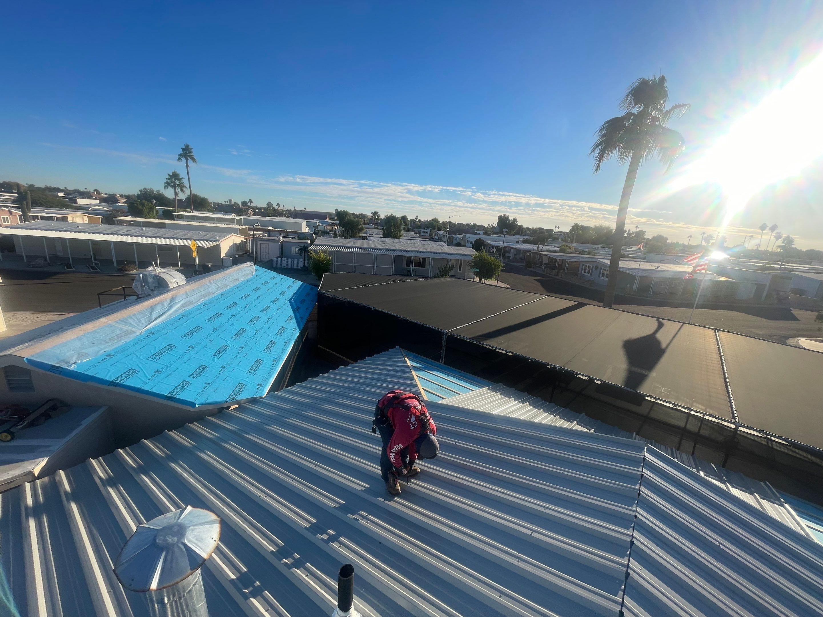 Galvalume Exposed Fastener by Reimagine Roofing