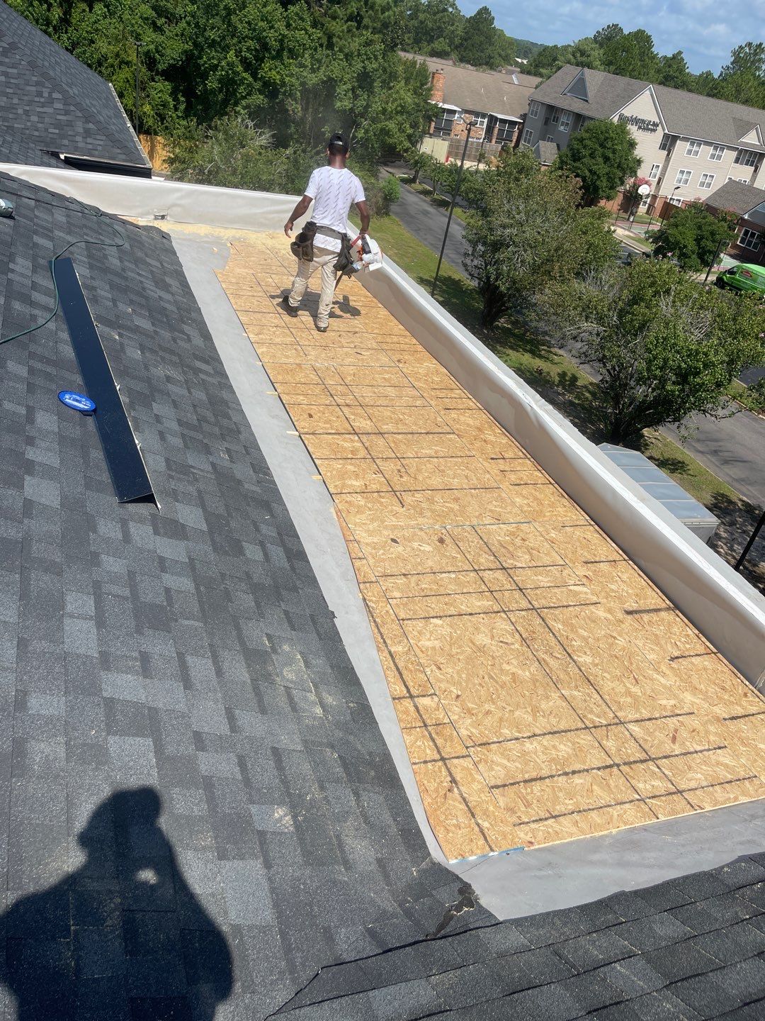 Commercial Roofing Installation using Roof Replacement by American Roofing & Construction LLC