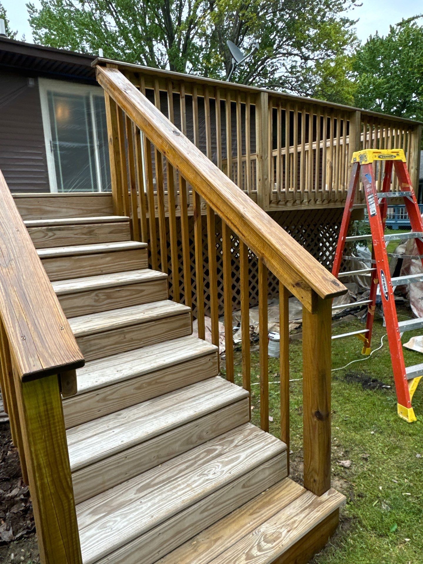 Deck Staining Project Completed in Muskegon, Michigan 49444 by Gordon Painting