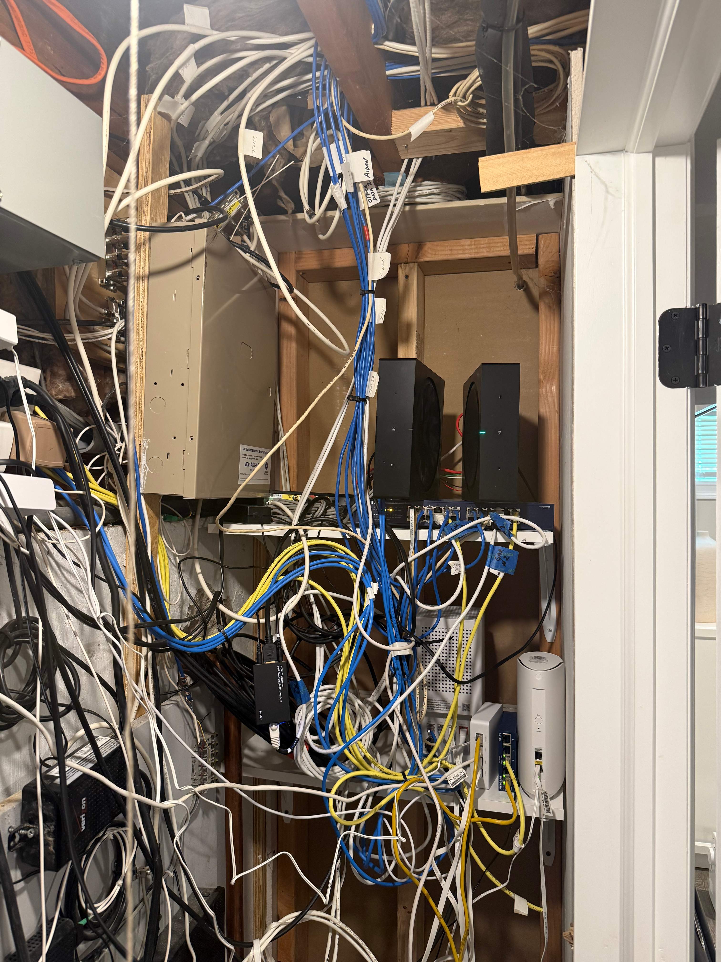 Equipment Closet Overhaul by Tailored Tech Inc