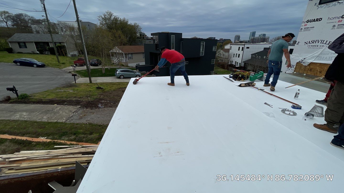 Residential Roofing Installation using TPO by Undersun Roofing 
