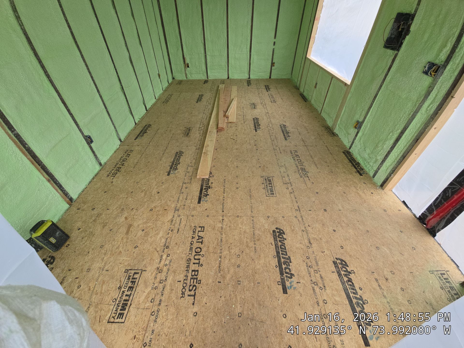 Detached Garage using Closed Cell Spray Foam by NYS Foam & Energy