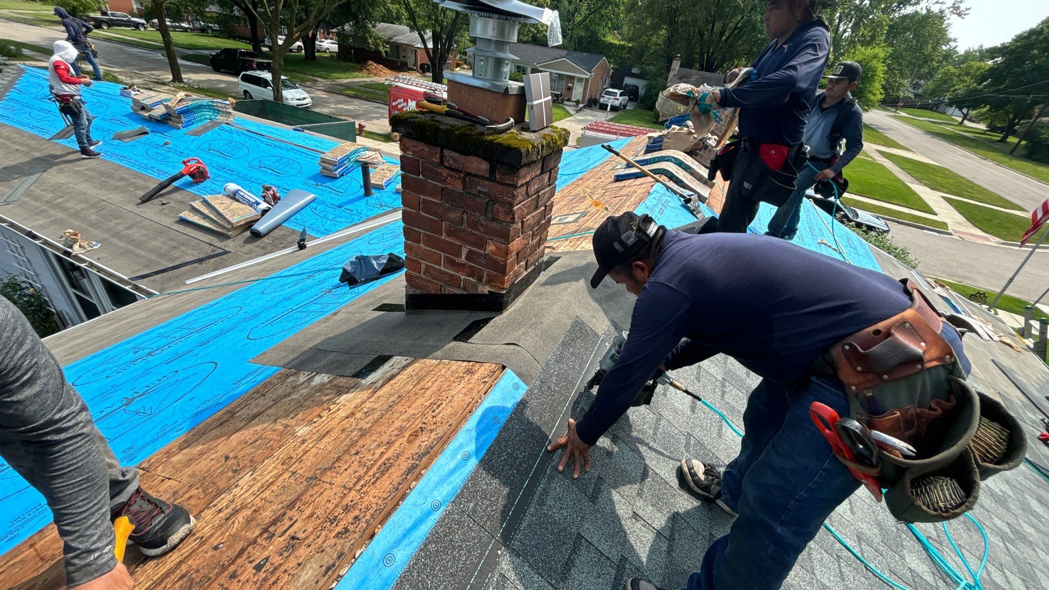 Roof Replacement using CertainTeed Landmark by 180 Contractors