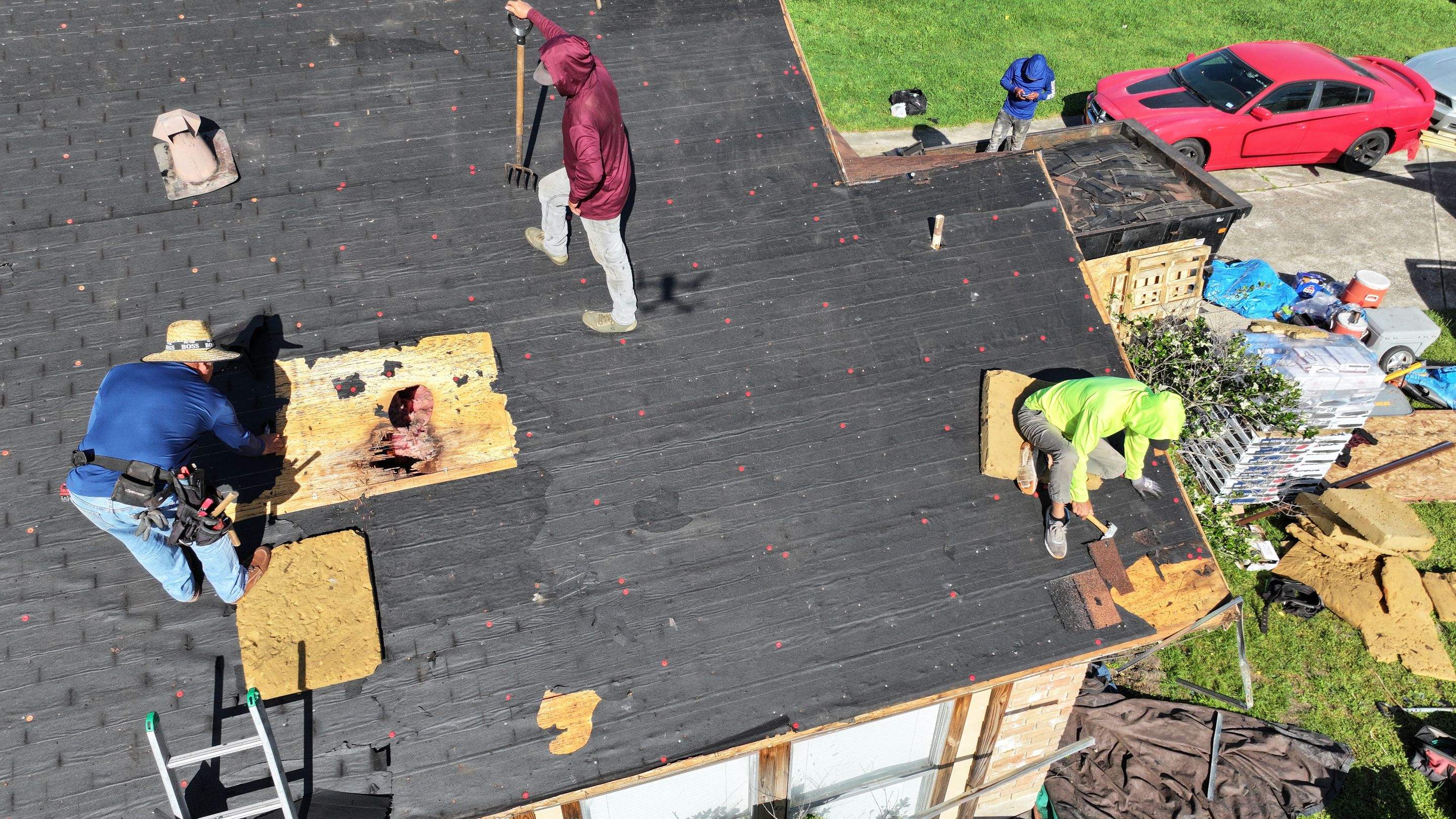 Insurance Storm Restoration, Full Roof Replacement — Houston, TX by PL Roofing & SB Roofing, LLC.