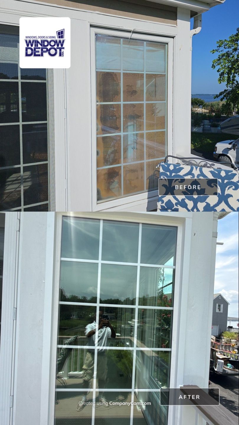 Fixed/Picture window replacement by Window Depot of Annapolis
