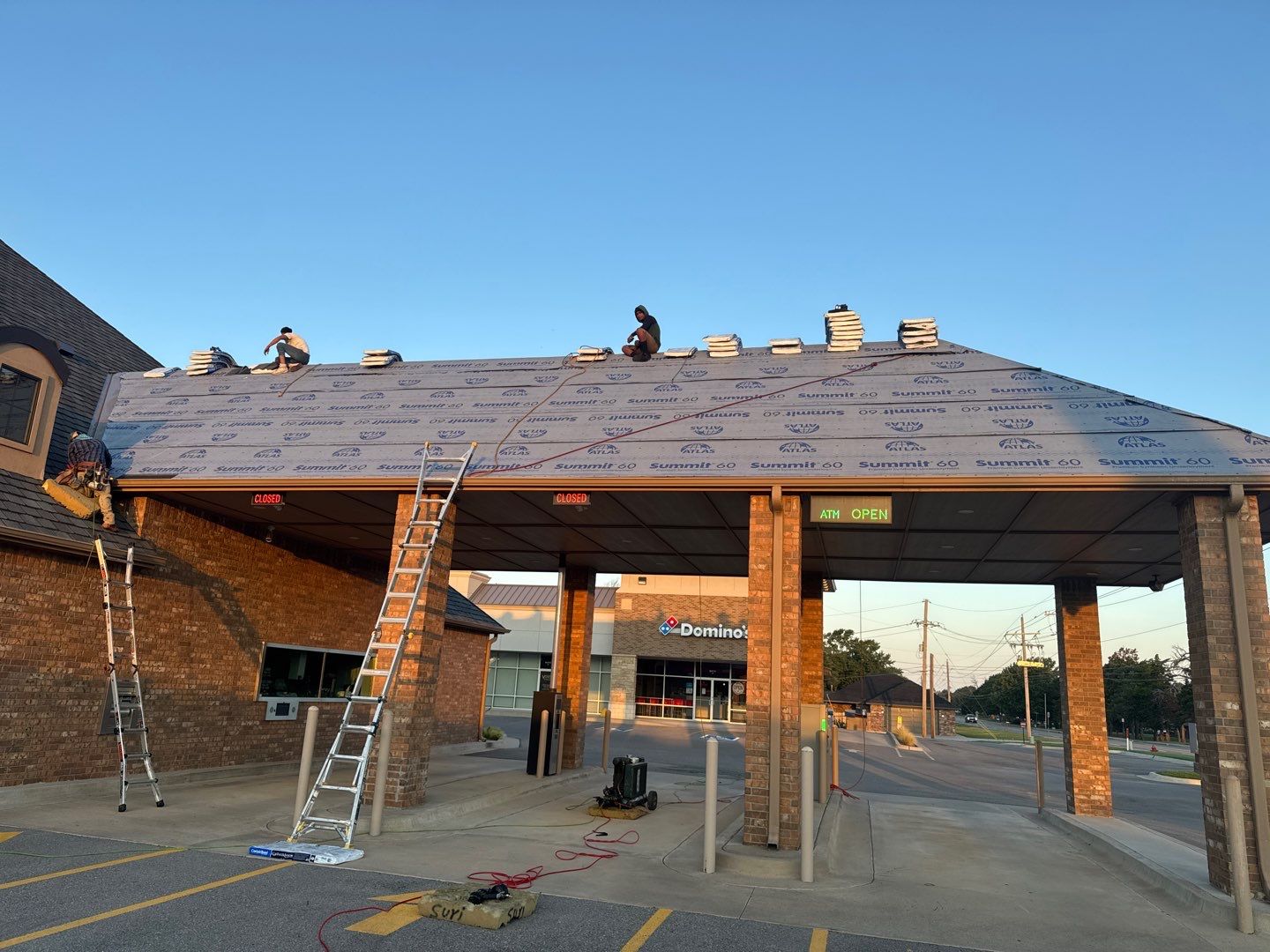 Bank Reroof by Castillo Roofing