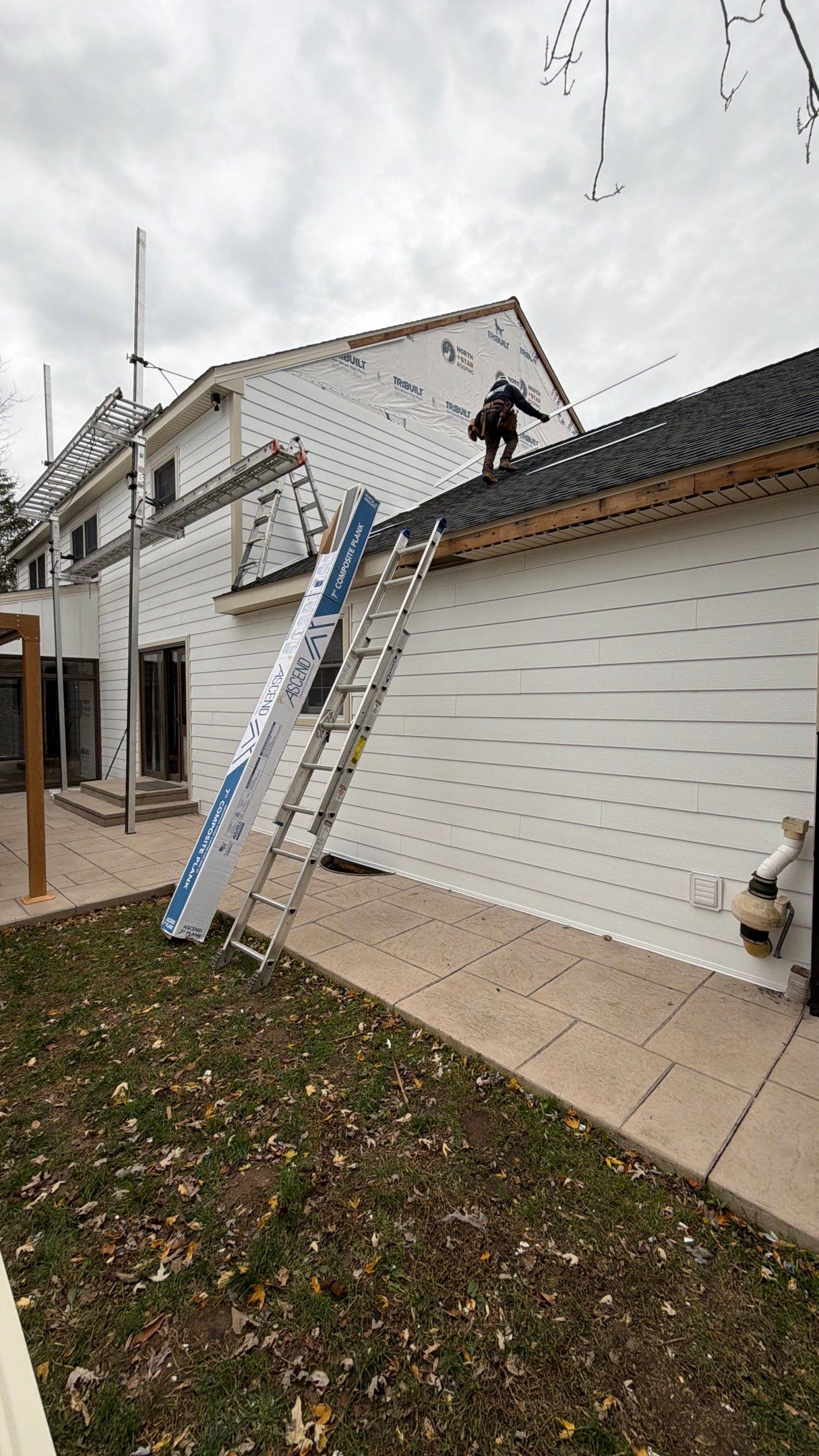 Full Exterior Renovation with GAF Roofing System in North Wales by North Star Roofing