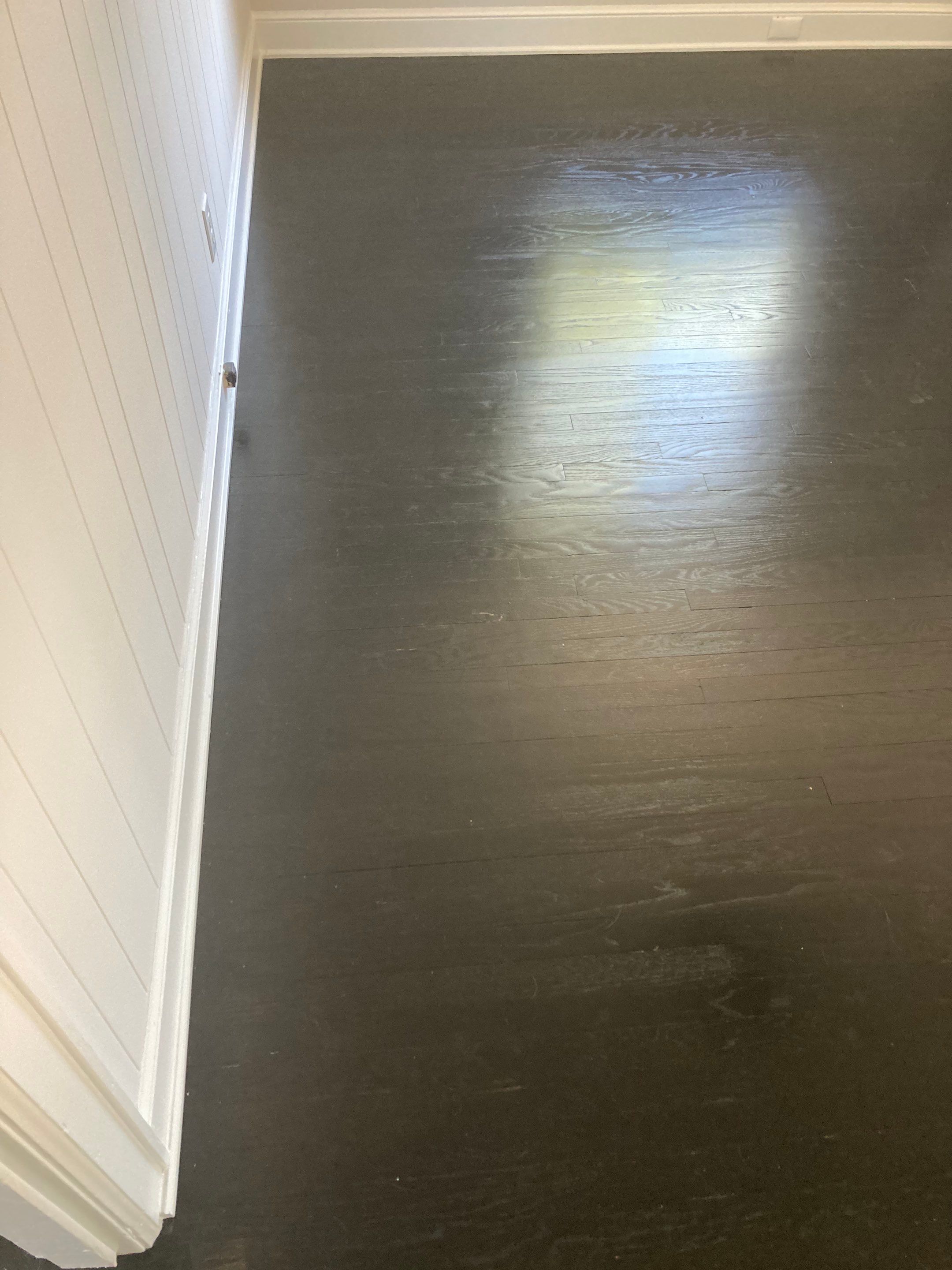 Hardwood floor refinish/restore by Footprints Floors of Nashville