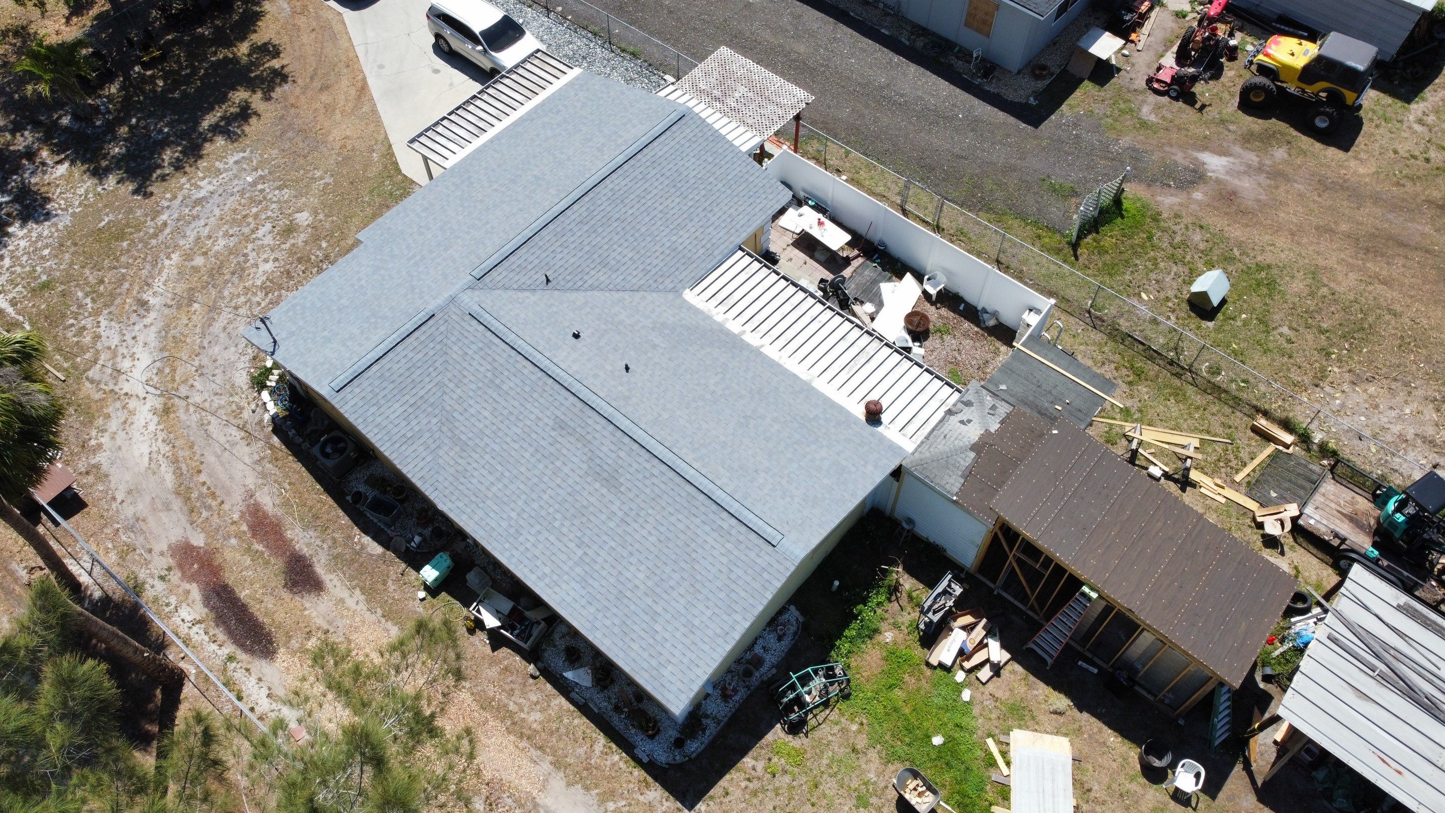 Roof replacement in Gibsonton, FL. by Steadfast Roofing