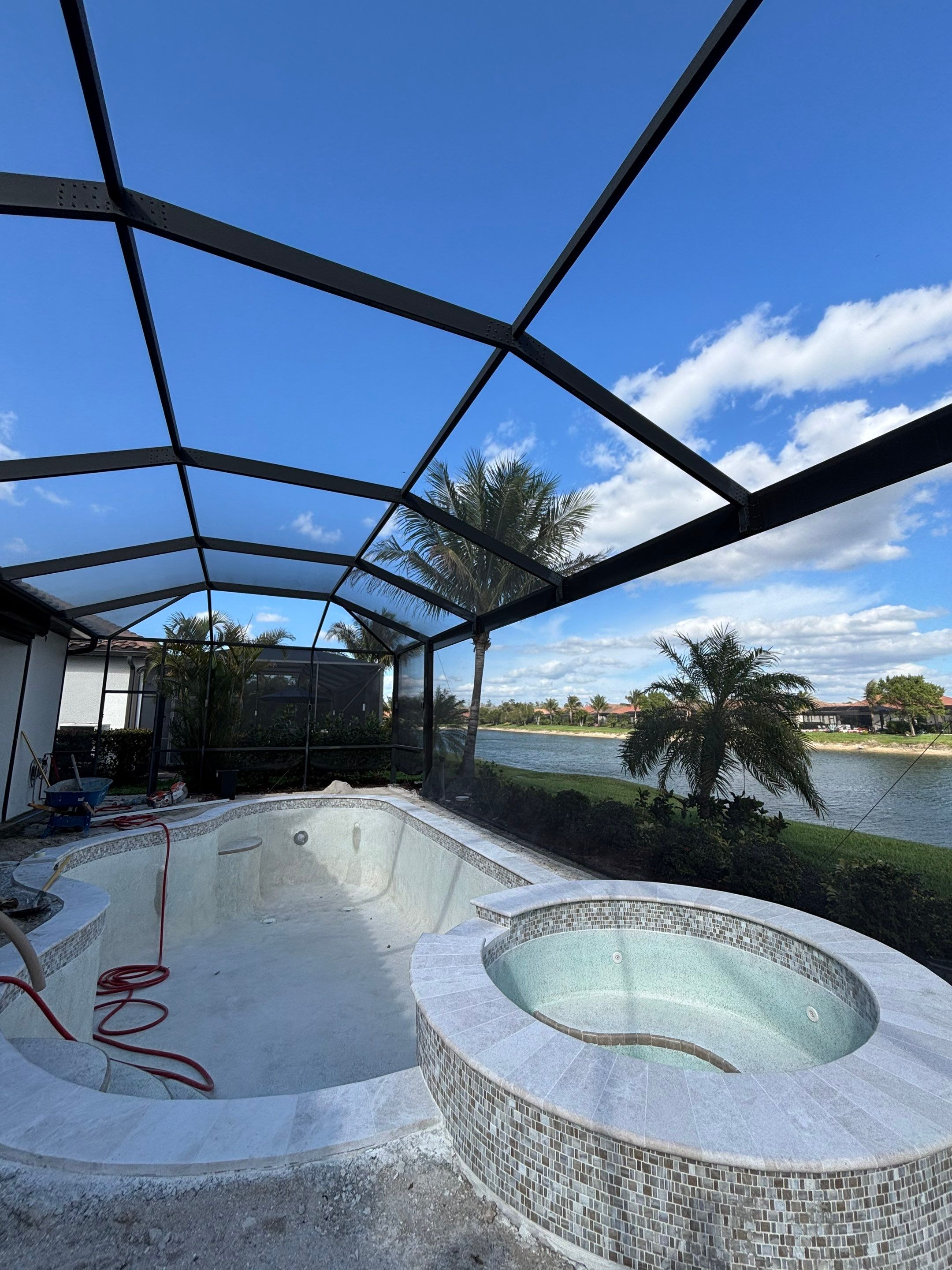 Pool Deck Renovation | Pool Coping | Waterline Tile | Bonita National Golf & Country Club` by Old Town Pavers Llc