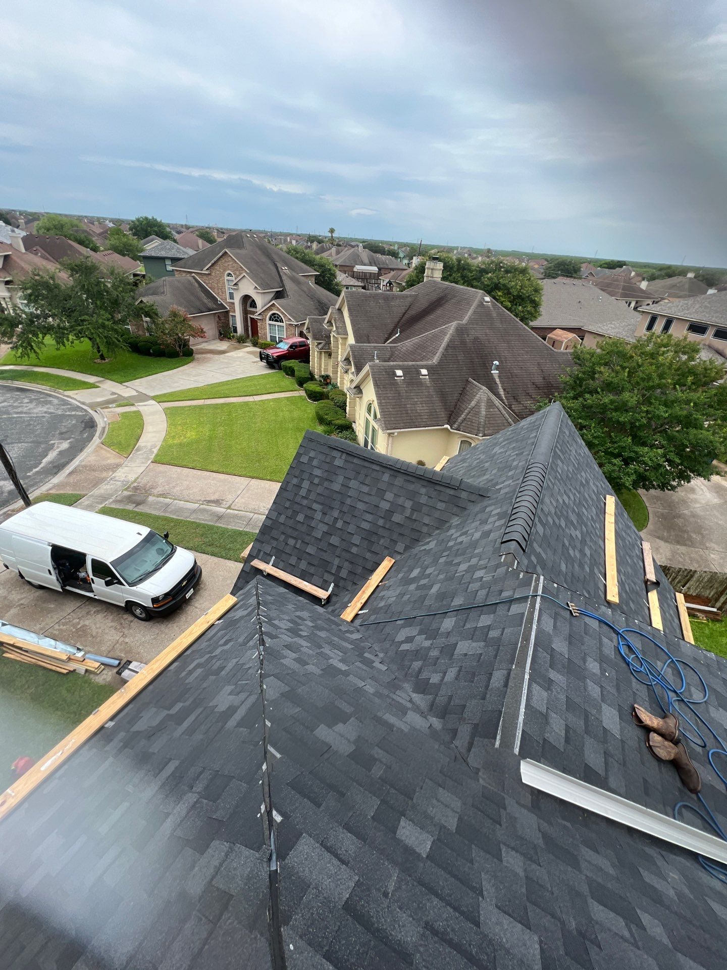Steep and High...Let's get It! by Bayfront Roofing and Construction