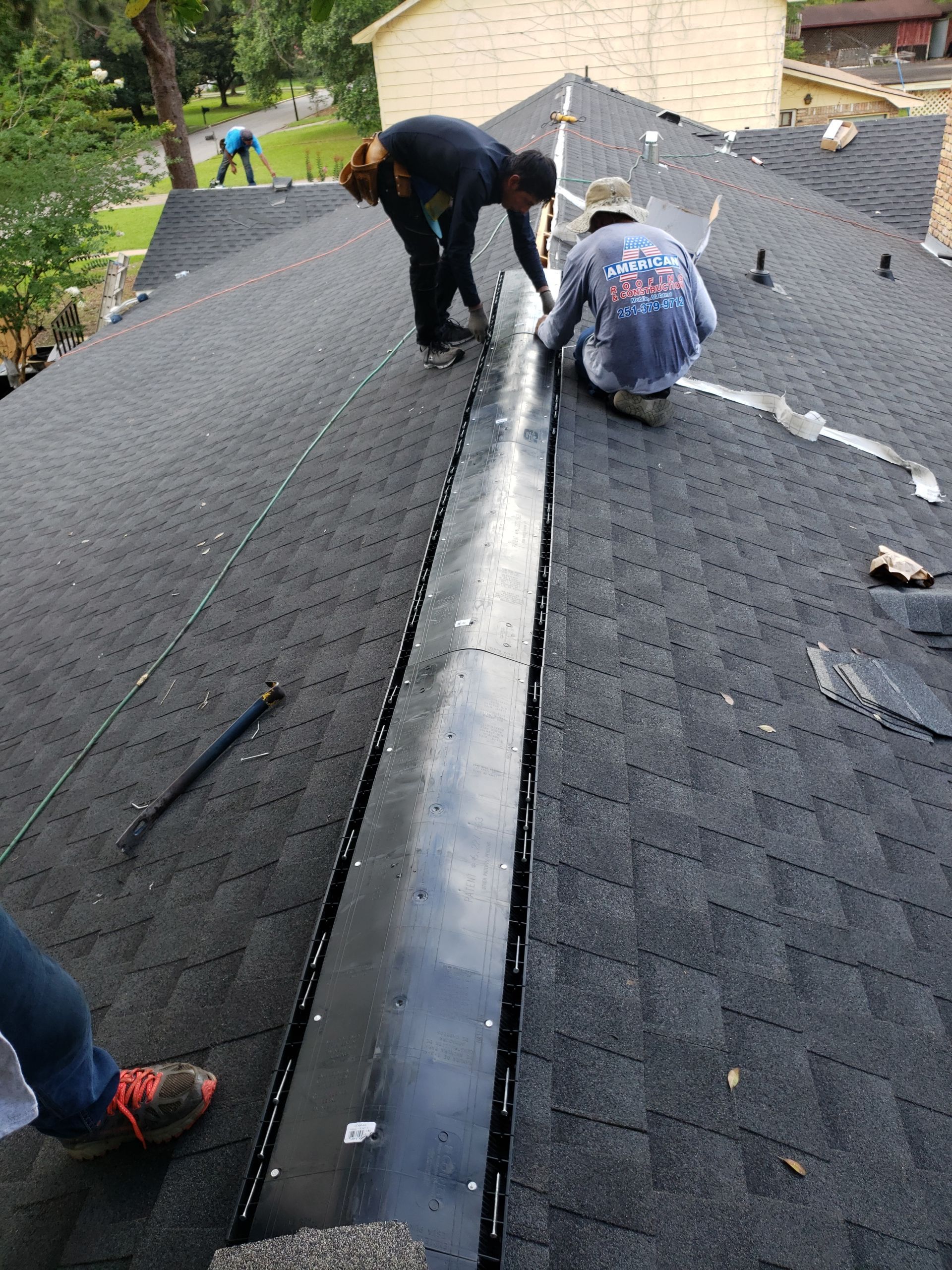 Residential Roofing Installation using Roof Replacement by American Roofing & Construction LLC